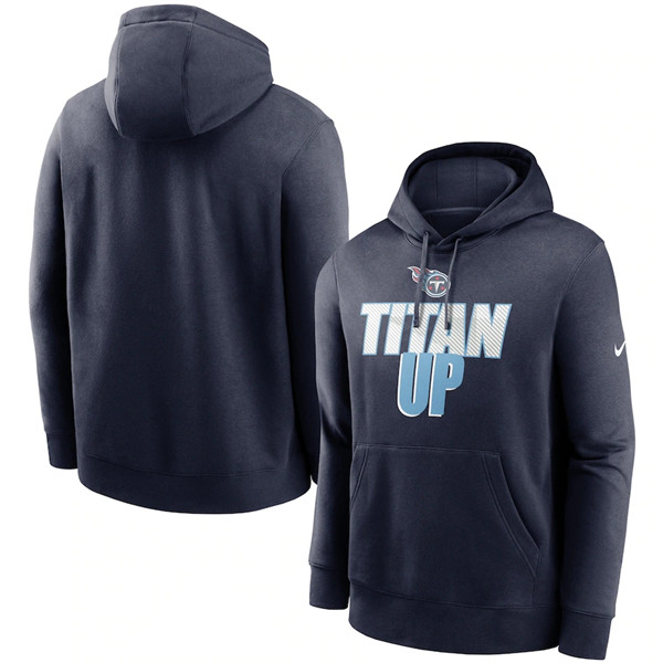 Men's Tennessee Titans Navy Fan Gear Local Club Pullover Hoodie Men's Tennessee Titans Navy Fan Gear Local Club Pullover Hoodie